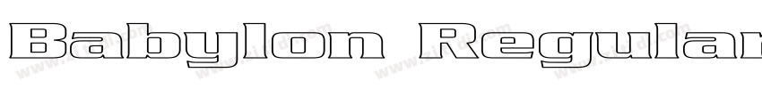 Babylon Regular字体转换